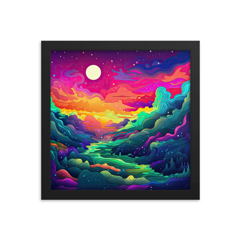 Sky of Dreams - Square Framed Poster