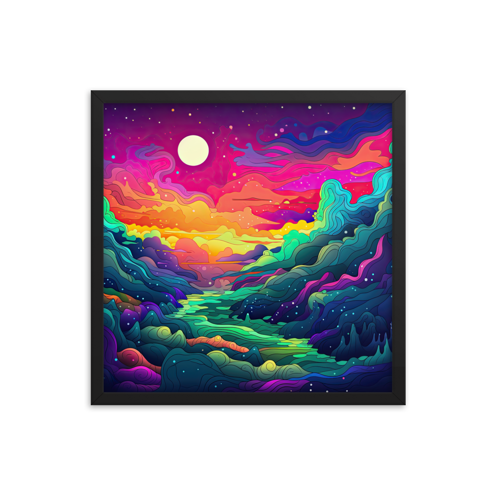 Sky of Dreams - Square Framed Poster