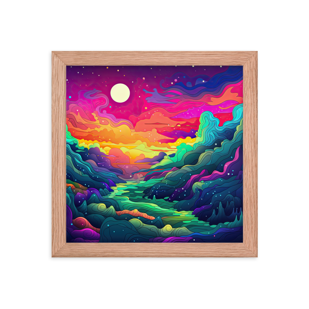 Sky of Dreams - Square Framed Poster