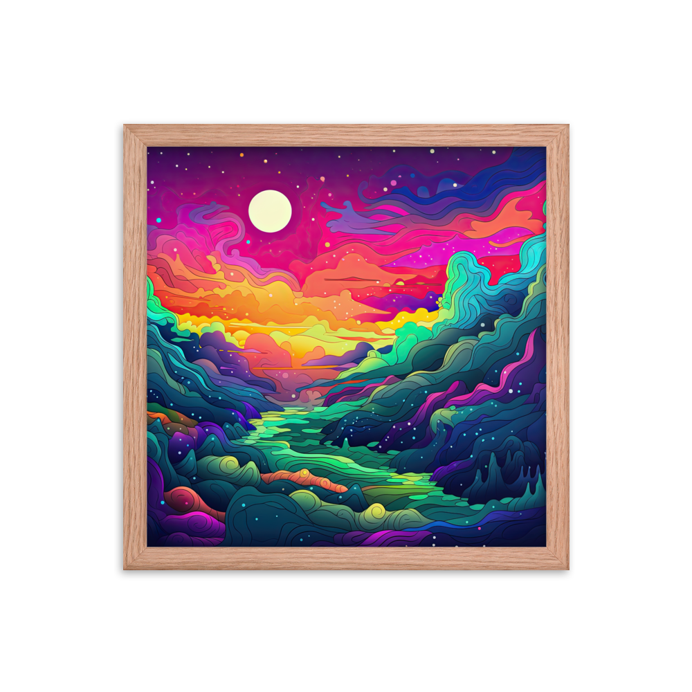 Sky of Dreams - Square Framed Poster