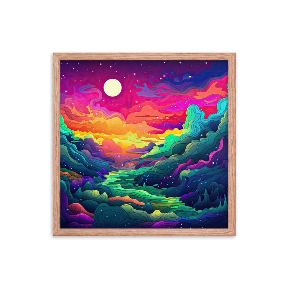 Sky of Dreams - Square Framed Poster