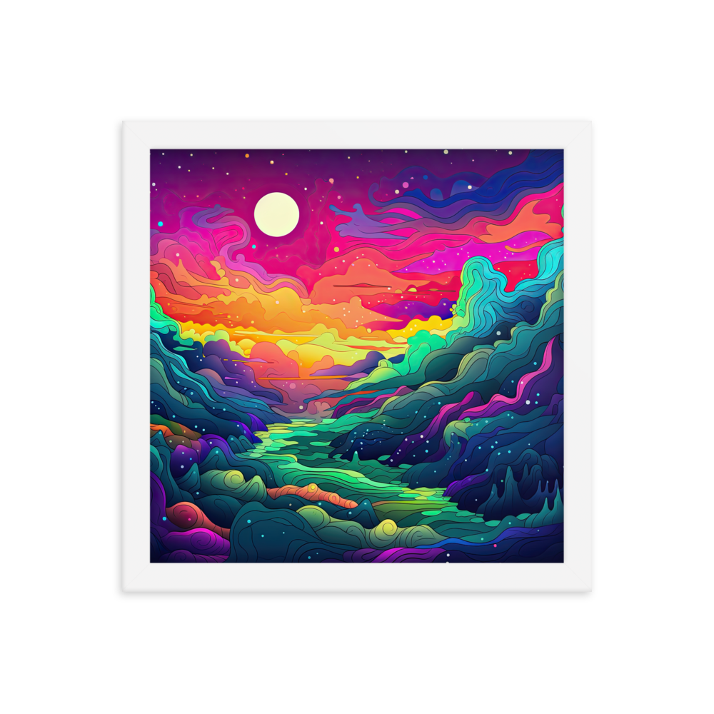 Sky of Dreams - Square Framed Poster