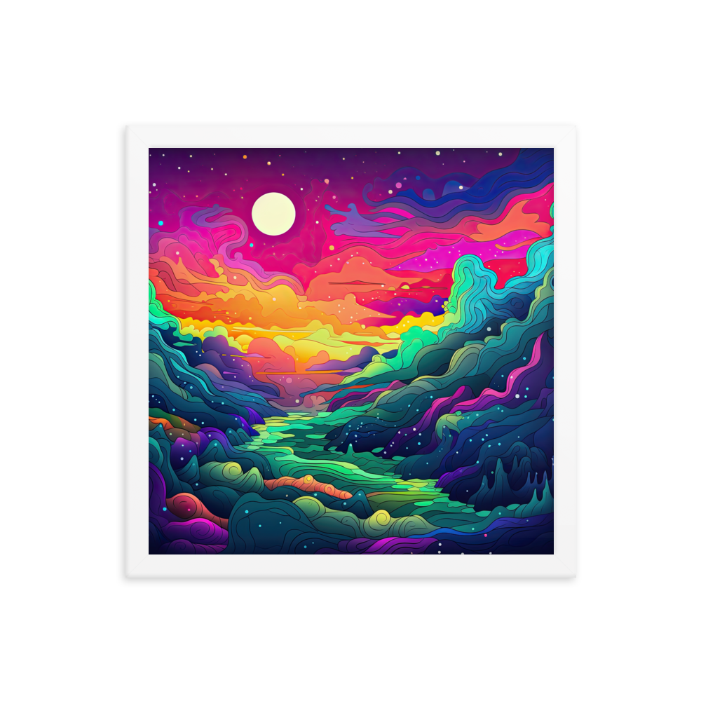 Sky of Dreams - Square Framed Poster